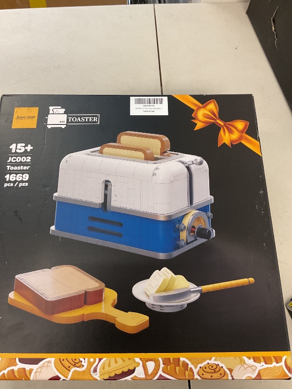 Photo 1 of Retro Toaster Building Set for Adult, Vintage Toaster Building Kit, Nostalgic Gift for Fans of Retro Toaster and Retro Décor, Toaster Building Bricks Model Compatible with Lego
