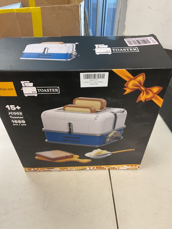 Photo 1 of Retro Toaster Building Set for Adult, Vintage Toaster Building Kit, Nostalgic Gift for Fans of Retro Toaster and Retro Décor, Toaster Building Bricks Model Compatible with Lego