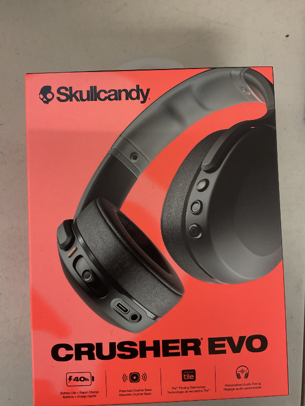 Photo 1 of Skullcandy Crusher Evo - Black (Discontinued from Manufacturer)