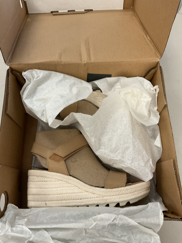 Photo 1 of Sorel Women's Cameron Wedge Sandal, Honest Beige/Chalk, 7