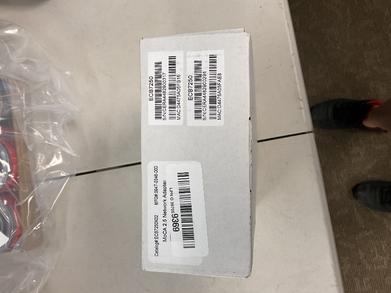 Photo 1 of ScreenBeam Bonded MoCA 2.5 Network Adapter for Highest Speed Internet, Ethernet Over Coax - Starter Kit (Model: ECB7250K02)