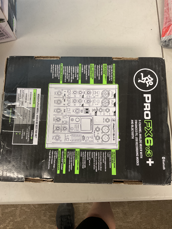 Photo 1 of Mackie ProFX6v3+ 6-channel Mixer with Effects and USB