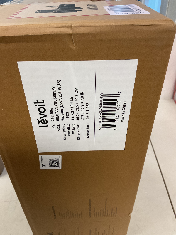 Photo 1 of LEVOIT Cordless Vacuum Cleaner, Stick Vac with Tangle-Resistant Design, Up to 50 Minutes, Powerful Suction, Rechargeable, Lightweight, and Versatile for Carpet, Hard Floor, Pet Hair, LVAC-200