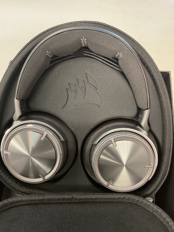 Photo 1 of Corsair Virtuoso MAX Wireless Gaming Headset – Dolby Atmos, Active Noise Cancelling, Sonarworks SoundID, Simultaneous 2.4GHz Wireless & Bluetooth, 50mm Graphene Drivers, PC, Mac, PS5/PS4 – Carbon