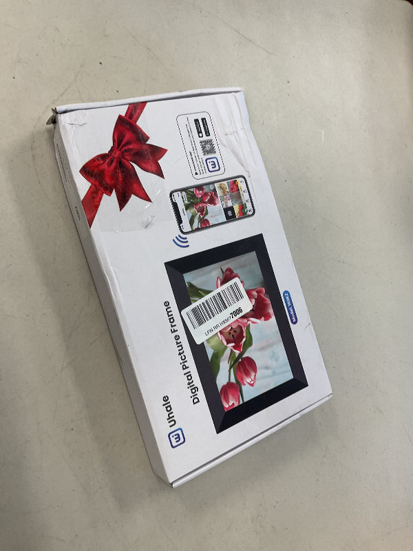 Photo 1 of Uhale 10.1" Digital Picture Frame with 32GB Storage Support SD Card, Electronic Photo Frames with 1280x800 HD IPS Touch Screen, Instantly and Securely Share Memories, Send Wishes from Anywhere
