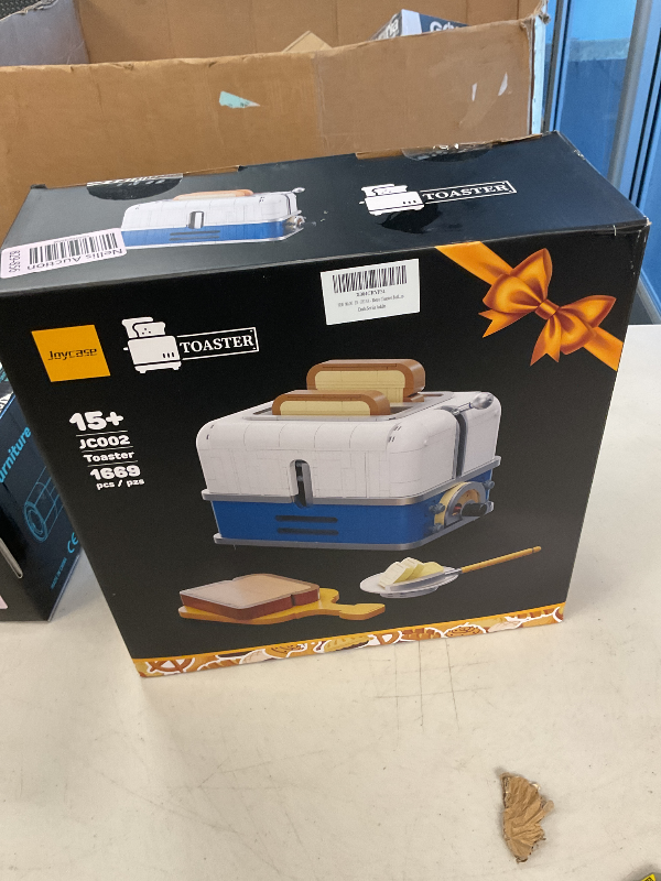 Photo 1 of Retro Toaster Building Set for Adult, Vintage Toaster Building Kit, Nostalgic Gift for Fans of Retro Toaster and Retro Décor, Toaster Building Bricks Model Compatible with Lego