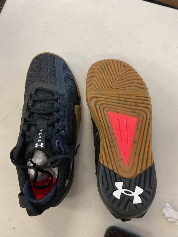 Photo 1 of Under armor black shoes men size 9
