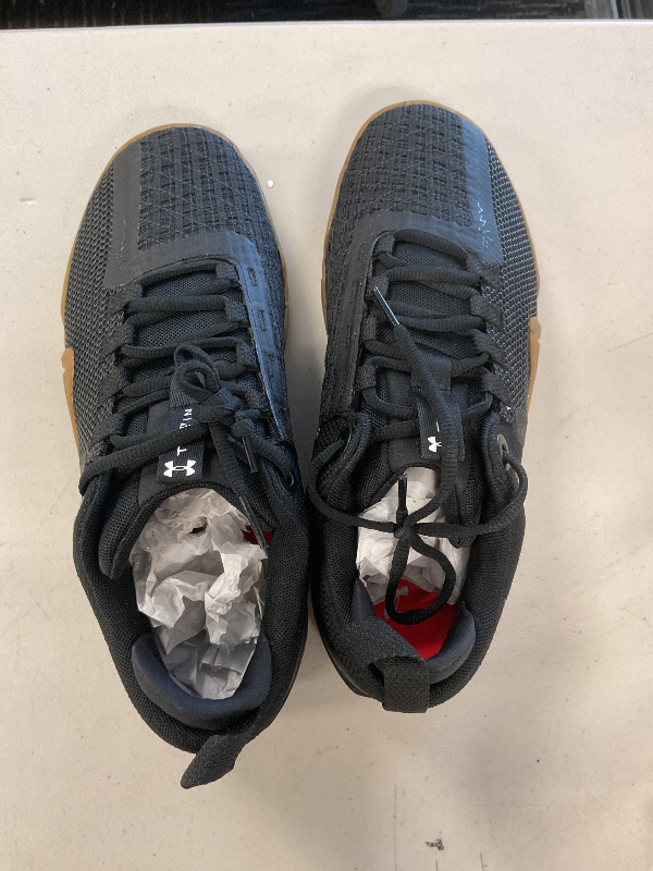 Photo 1 of Under armor black shoes men size 9