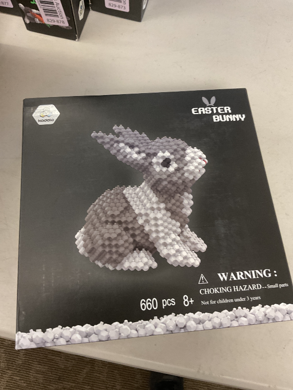 Photo 1 of KADELE Easter Bunny Building Animal Sets, Extremely Challenging STEM Building Blocks Decor for Adults Kids, Micro 3D Educational Toys for Boys Girls Ages 8 and Up (660 Pieces)