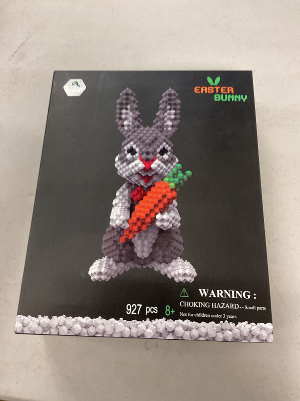 Photo 1 of KADELE Easter Bunny Building Animal Sets, Extremely Challenging STEM Building Blocks Decor for Adults Kids, Micro 3D Educational Toys for Boys Girls Ages 8 and Up (927 Pieces)