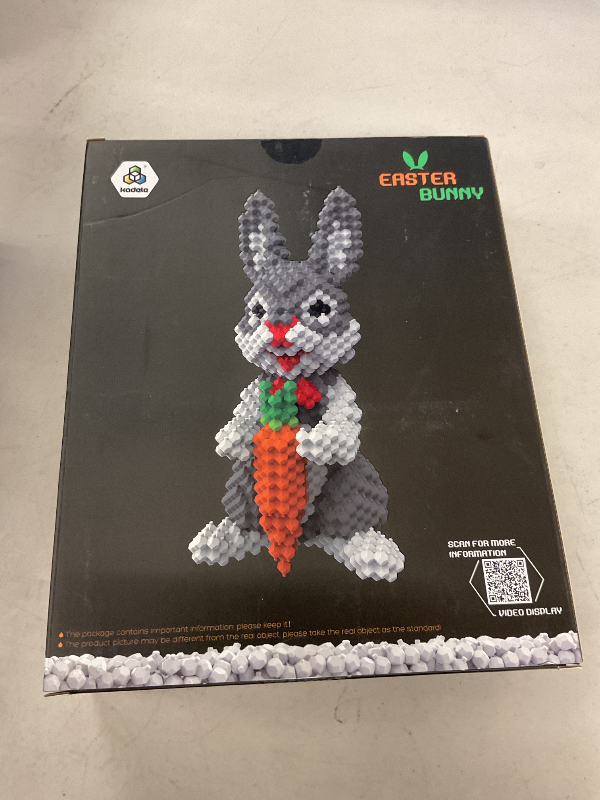 Photo 1 of KADELE Easter Bunny Building Animal Sets, Extremely Challenging STEM Building Blocks Decor for Adults Kids, Micro 3D Educational Toys for Boys Girls Ages 8 and Up (927 Pieces)