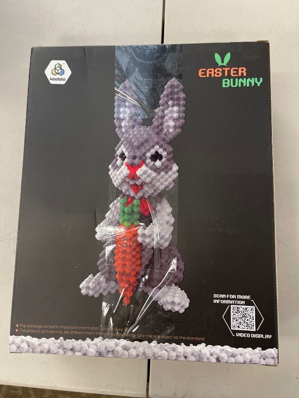 Photo 1 of KADELE Easter Bunny Building Animal Sets, Extremely Challenging STEM Building Blocks Decor for Adults Kids, Micro 3D Educational Toys for Boys Girls Ages 8 and Up (927 Pieces)
