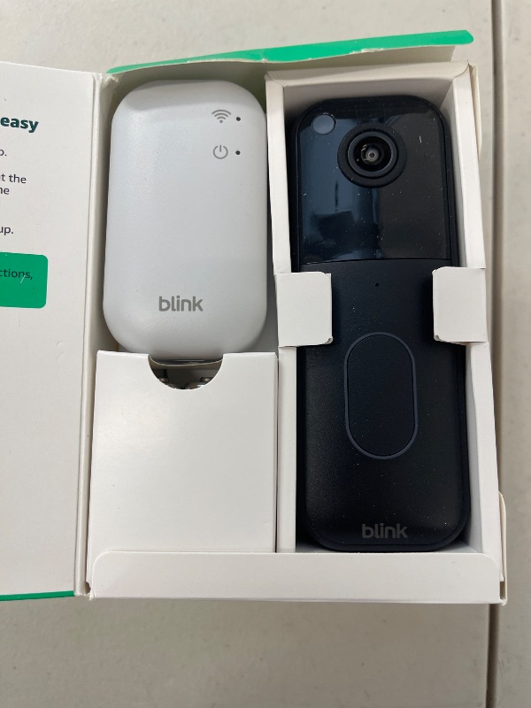 Photo 1 of Blink Video Doorbell (newest model) – Head-to-toe HD view, two-year battery life, and simple setup. Sync Module Core included – System (Black)