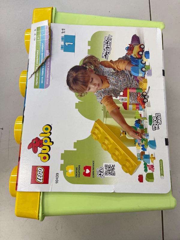 Photo 1 of LEGO DUPLO Classic Cars and Trucks Brick Box Playset, Educational STEM Toy, Preschool Building Set for Toddlers Aged 18 Months Plus, Learning Toy to Develop Fine Motor Skills, 10439