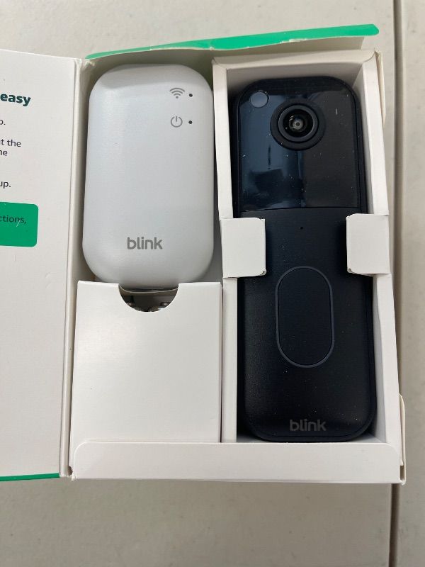Photo 1 of Blink Video Doorbell (newest model) – Head-to-toe HD view, two-year battery life, and simple setup. Sync Module Core included – System (Black)