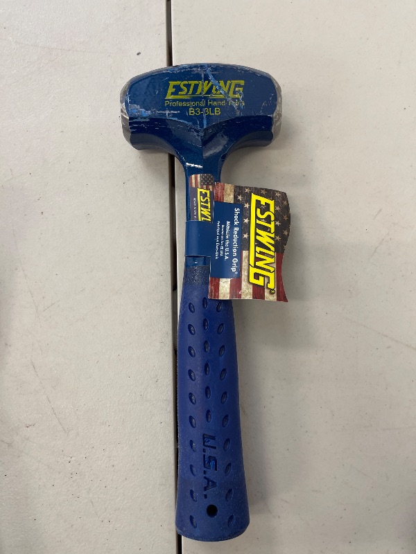 Photo 1 of Estwing B3-3LB Estwing Drilling Hammers, 3 lb., 11", Straight Steel Handle
