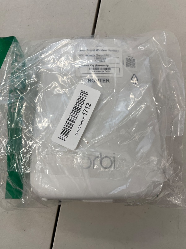 Photo 1 of NETGEAR Orbi Whole Home Mesh-Ready WiFi Router - for speeds up to 2.2 Gbps Over 2,000 sq. feet, AC2200 (RBR20) (Renewed)