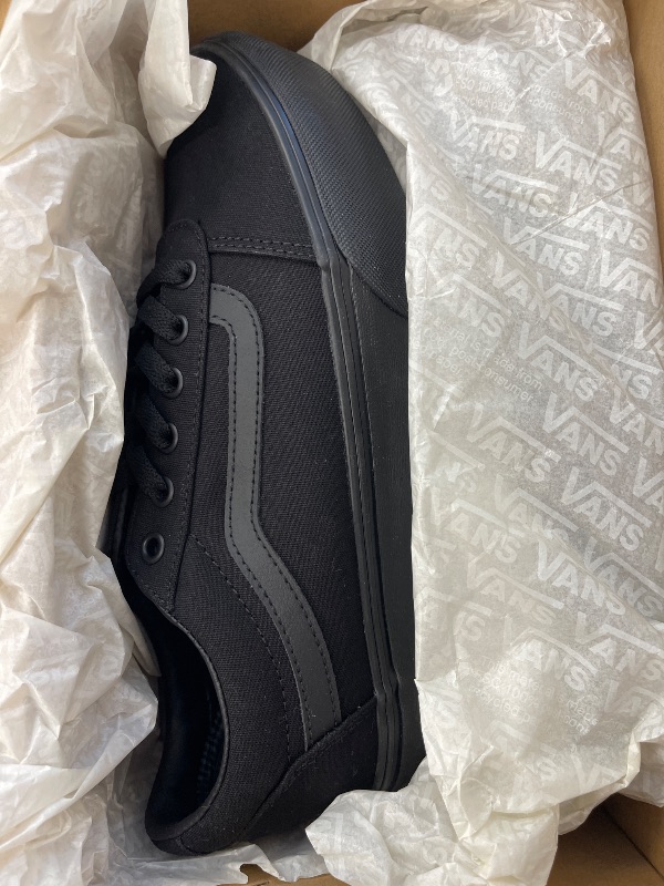 Photo 1 of Vans Women's Low-Top Trainers Sneaker, Canvas Black Black, 9