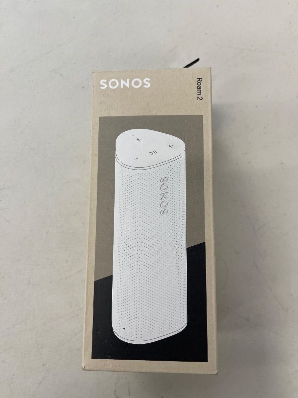 Photo 1 of Sonos Roam 2 - White - Portable Waterproof Bluetooth Speaker