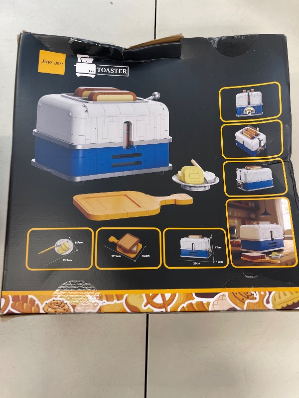 Photo 1 of Retro Toaster Building Set for Adult, Vintage Toaster Building Kit, Nostalgic Gift for Fans of Retro Toaster and Retro Décor, Toaster Building Bricks Model Compatible with Lego