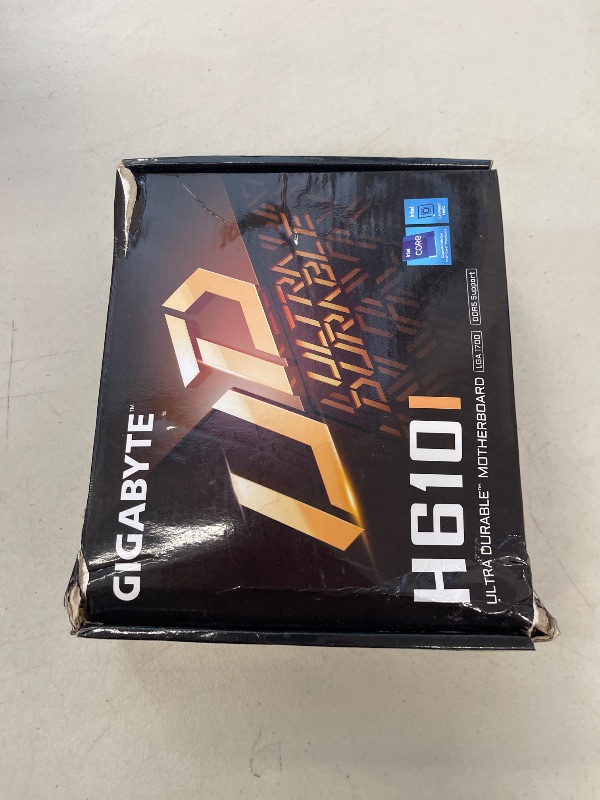 Photo 1 of GIGABYTE H610I (H610/ Intel/LGA 1700/ Mini-ITX/ DDR5/ Single M.2/ PCIe 4.0/ USB 3.2 Gen1/ Intel GbE LAN Chip/Motherboard)