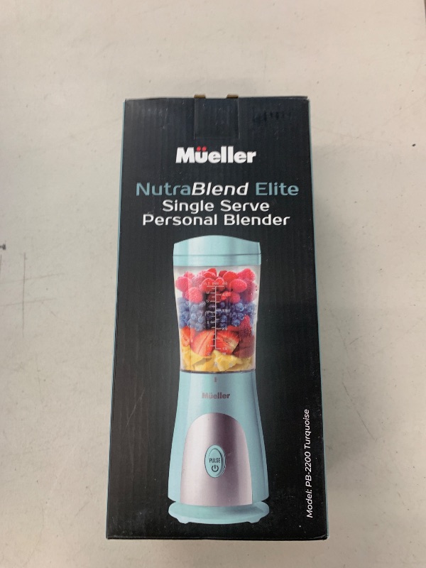 Photo 1 of MUELLER NUTRABLEND ELITE SINGLE SERVE PERSONAL BLENDER
