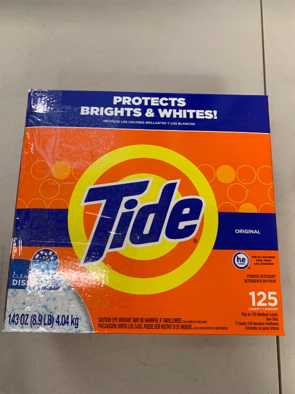 Photo 1 of Tide Powder Laundry Detergent Original 102 Loads, 143 Ounce