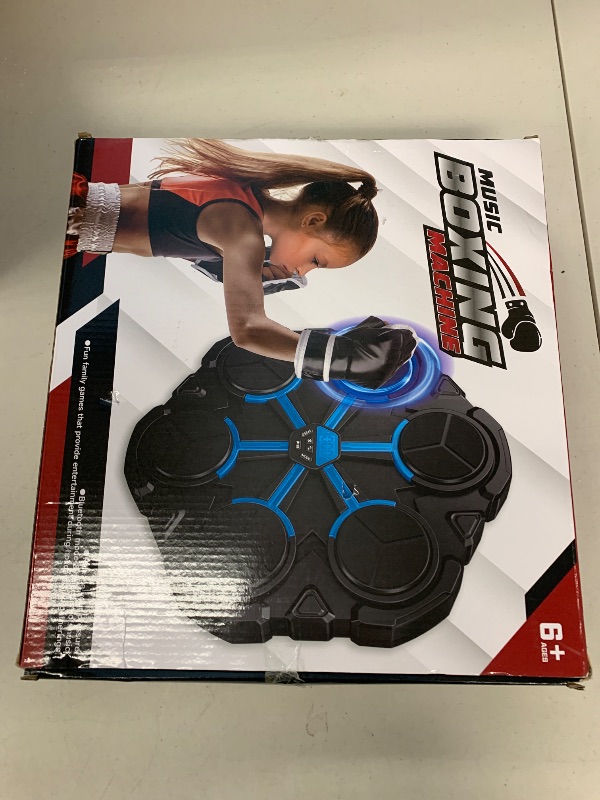 Photo 1 of Junbinwon&NP Music Boxing Machine, Intelligent Boxing Music Workout Machine with Gloves Boxing Gift for Boys Girls
