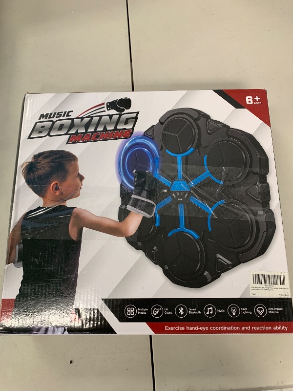 Photo 1 of Junbinwon&NP Music Boxing Machine, Intelligent Boxing Music Workout Machine with Gloves Boxing Gift for Boys Girls