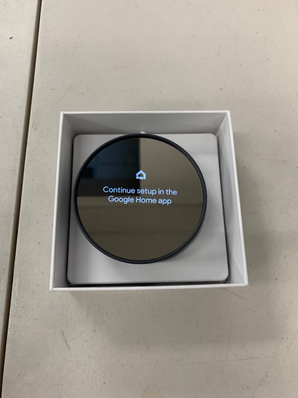 Photo 1 of Google Nest Thermostat - Smart Thermostat for Home - Programmable Wifi Thermostat - Charcoal
