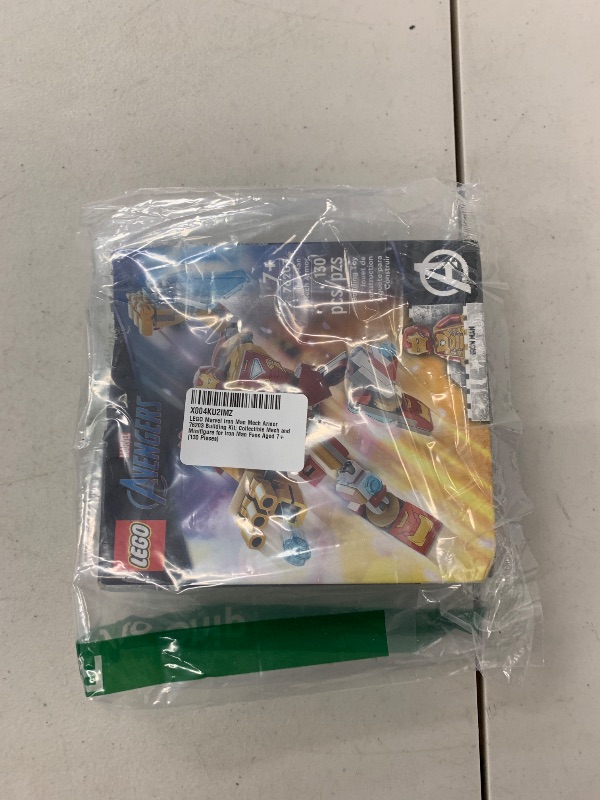 Photo 1 of LEGO Marvel Iron Man Mech Armor 76203 Building Kit; Collectible Mech and Minifigure for Iron Man Fans Aged 7+ (130 Pieces)