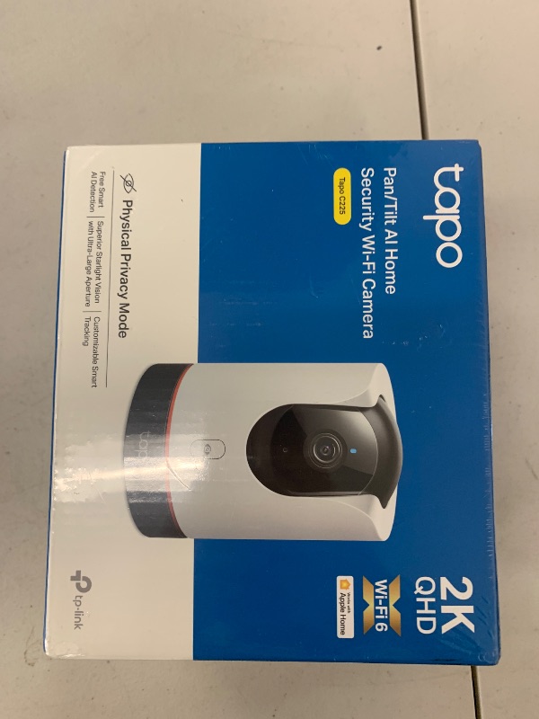 Photo 1 of TP-Link Tapo 2K QHD Pan/Tilt Wi-Fi Camera | Apple HomeKit | Physical Privacy Mode | Color Night Vision | Motion Tracking | 2-Way Audio | Local/Cloud Storage | Works w/Alexa&Google Home | (Tapo C225)