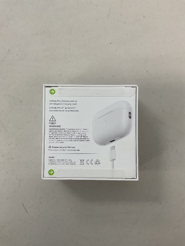 Photo 1 of Apple AirPods Pro 2 Wireless Earbuds, Active Noise Cancellation, Hearing Aid Feature, Bluetooth Headphones, Transparency, Personalized Spatial Audio, High-Fidelity Sound, H2 Chip, USB-C Charging