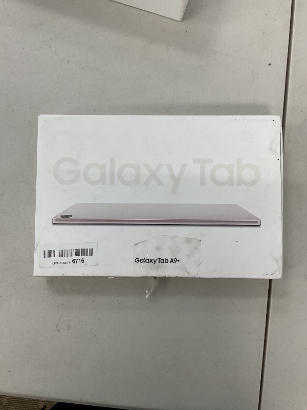 Photo 1 of Samsung Galaxy Tab A9+ Plus 11” 128GB Android Tablet, Big Screen, Quad Speakers, Upgraded Chipset, Multi Window Display, Slim, Light, Durable, Kids Friendly Design, US Version, 2024, Silver