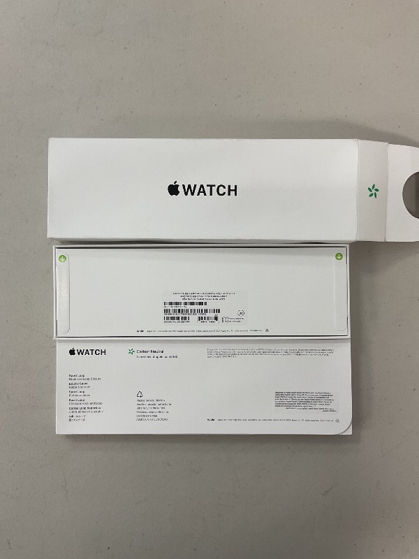 Photo 1 of Apple Watch SE (2nd Gen) [GPS + Cellular 44mm] Smartwatch with Midnight Aluminum Case with Ink Sport Loop One Size. Fitness and Sleep Trackers, Crash Detection, Heart Rate Monitor, Carbon Neutral