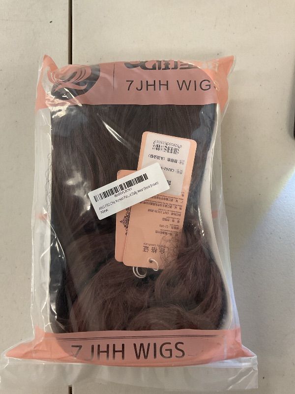 Photo 1 of AIKO PRO Chic Korean Fashion 21 Inch Long Fluffy Curly Wavy Wig Bangs, Natural Heat-Resistant Synthetic Hair Wigs with Fringe For Cosplay and Daily Wear (Rose Brown)