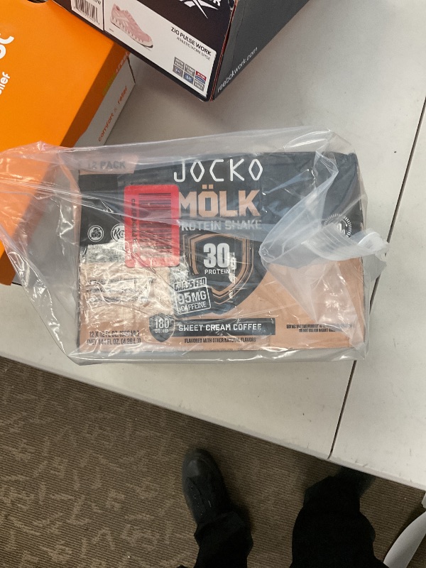 Photo 1 of Jocko Fuel Mölk 30g Grass Fed Protein Shakes - No Added Sugar Protein Drinks KETO Friendly - Ready to Drink 12 FL Oz (Pack of 12) Sweet Cream Coffee