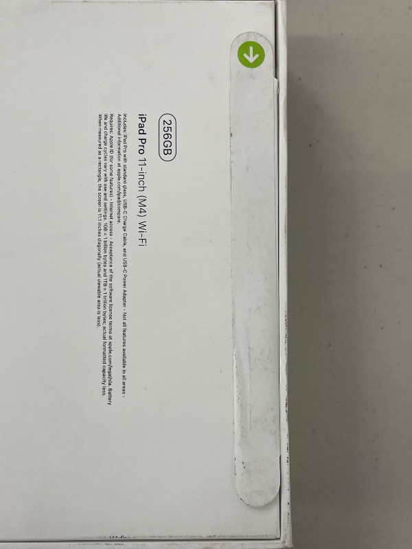 Photo 1 of Apple iPad Pro 11-Inch (M4): Built for Apple Intelligence, Ultra Retina XDR Display, 256GB, 12MP Front/Back Camera, LiDAR Scanner, Wi-Fi 6E, Face ID, All-Day Battery Life — Space Black