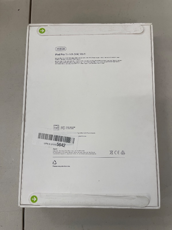 Photo 1 of Apple iPad Pro 11-Inch (M4): Built for Apple Intelligence, Ultra Retina XDR Display, 256GB, 12MP Front/Back Camera, LiDAR Scanner, Wi-Fi 6E, Face ID, All-Day Battery Life — Space Black