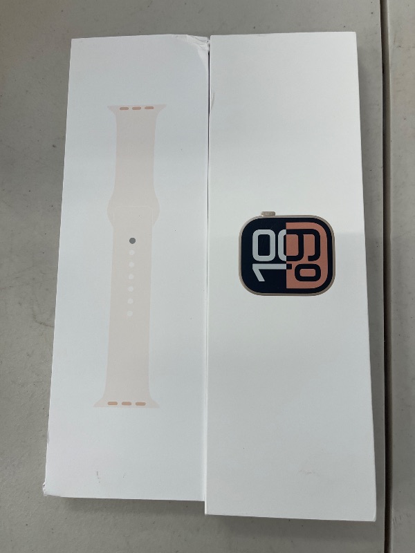 Photo 1 of Apple Watch Series 10 [GPS 42mm case] Smartwatch with Rose Gold Aluminium Case with Light Blush Sport Band - S/M. Fitness Tracker, ECG App, Always-On Retina Display, Water Resistant