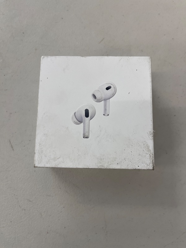 Photo 1 of Apple AirPods Pro 2 Wireless Earbuds, Active Noise Cancellation, Hearing Aid Feature, Bluetooth Headphones, Transparency, Personalized Spatial Audio, High-Fidelity Sound, H2 Chip, USB-C Charging