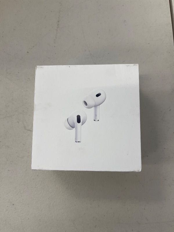 Photo 1 of Apple AirPods Pro 2 Wireless Earbuds, Active Noise Cancellation, Hearing Aid Feature, Bluetooth Headphones, Transparency, Personalized Spatial Audio, High-Fidelity Sound, H2 Chip, USB-C Charging