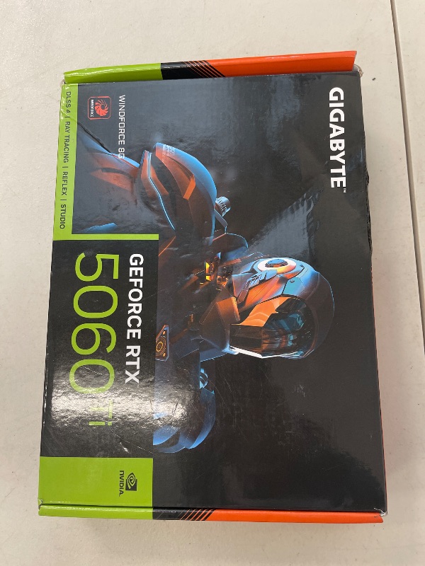 Photo 1 of Gigabyte GeForce RTX 5060 Ti WINDFORCE 8G Graphics Card - 8GB GDDR7, 128bit, PCI-E 5.0, 2572MHz Core Clock, 3 x DisplayPort, 1 x HDMI, GV-N506TWF2-8GD