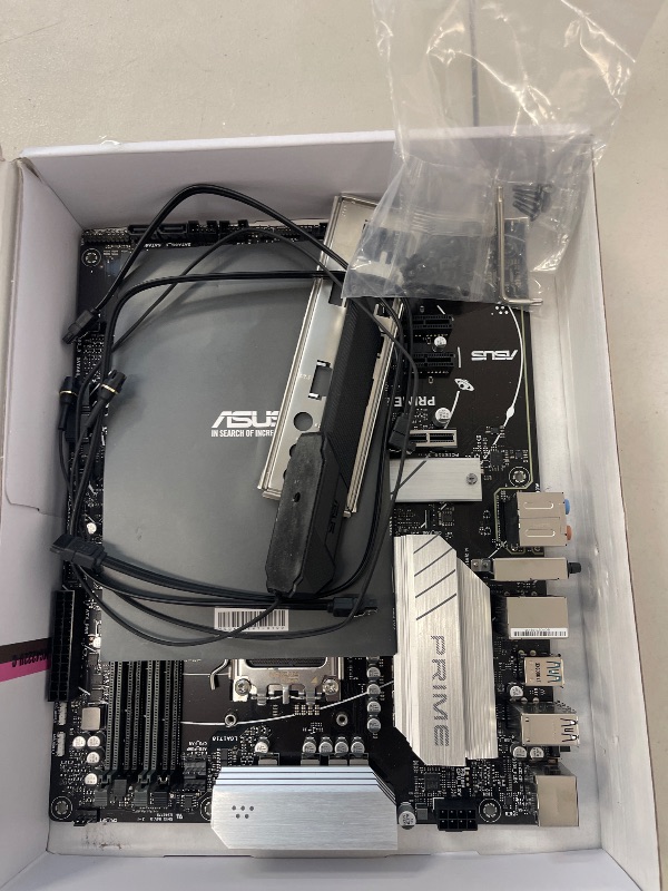 Photo 1 of ASUS Prime B650-PLUS WiFi AMD B650 AM5 Ryzen™ Desktop 9000 8000 & 7000 ATX Motherboard, DDR5, PCIe 5.0 M.2, 2.5Gb LAN, WiFi 6E, HDMI™, SATA 6 Gbps, USB Type-C®, BIOS Flashback™, Thunderbolt™ 4 Header