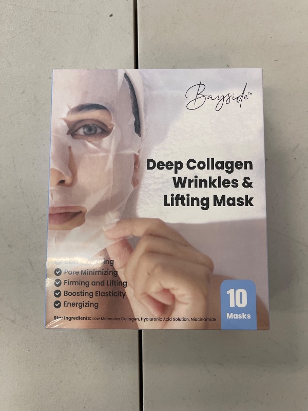Photo 1 of 10x Bayside Deep Collagen Lifting Mask Anti Wrinkle Moisturizing Face Smooth
