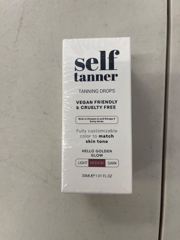 Photo 1 of Team Tan Self Tanning Drops - Fully Customizable Body and Face Tanning Drops, Active Skincare Ingredients Enriched Self Tanner Kit for Fake Tan, No Streaks or Nasty Smell (Medium)