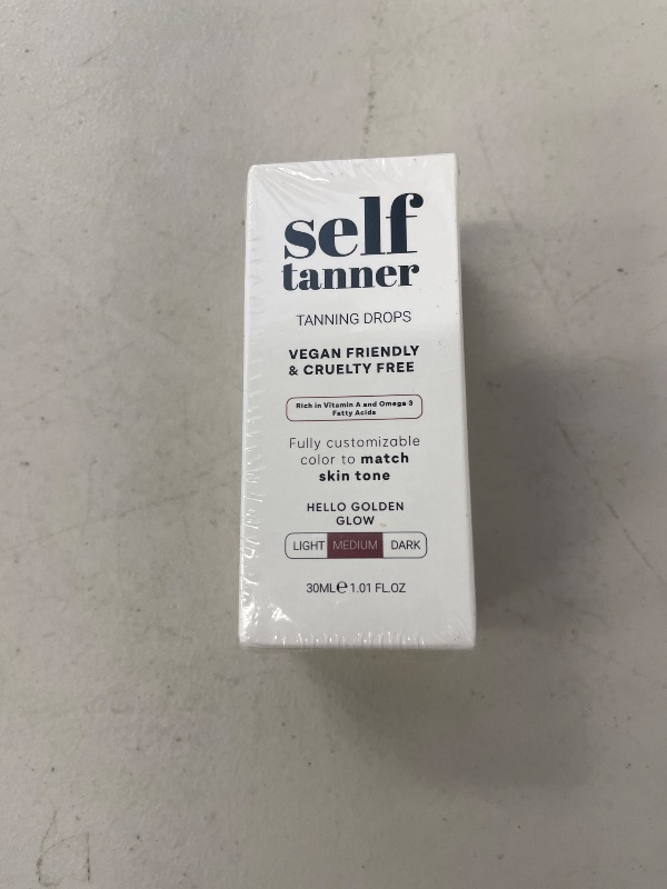 Photo 1 of Team Tan Self Tanning Drops - Fully Customizable Body and Face Tanning Drops, Active Skincare Ingredients Enriched Self Tanner Kit for Fake Tan, No Streaks or Nasty Smell (Medium)