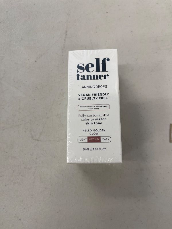 Photo 1 of Team Tan Self Tanning Drops - Fully Customizable Body and Face Tanning Drops, Active Skincare Ingredients Enriched Self Tanner Kit for Fake Tan, No Streaks or Nasty Smell (Medium)
