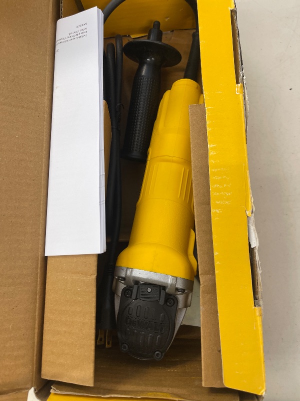 Photo 1 of DEWALT Angle Grinder, One-Touch Guard, 4-1/2 -Inch (DWE4011)