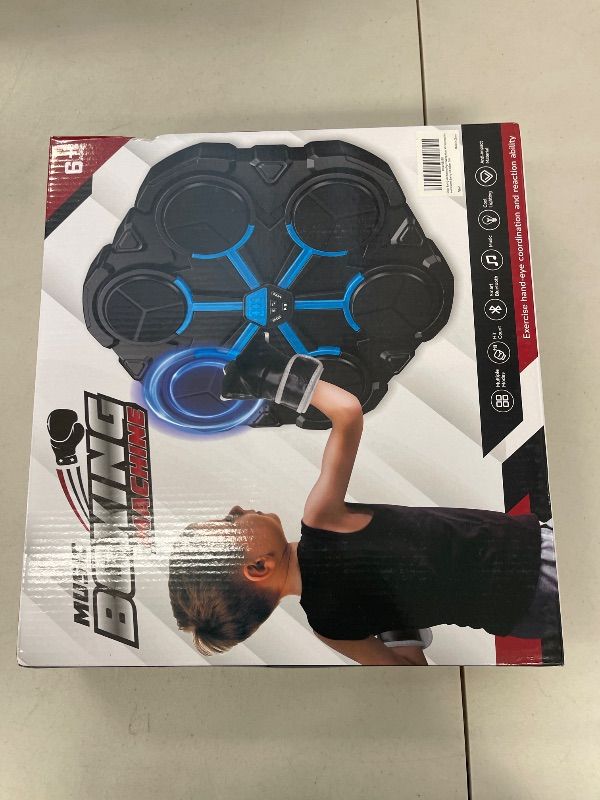 Photo 1 of Junbinwon&NP Music Boxing Machine, Intelligent Boxing Music Workout Machine with Gloves Boxing Gift for Boys Girls